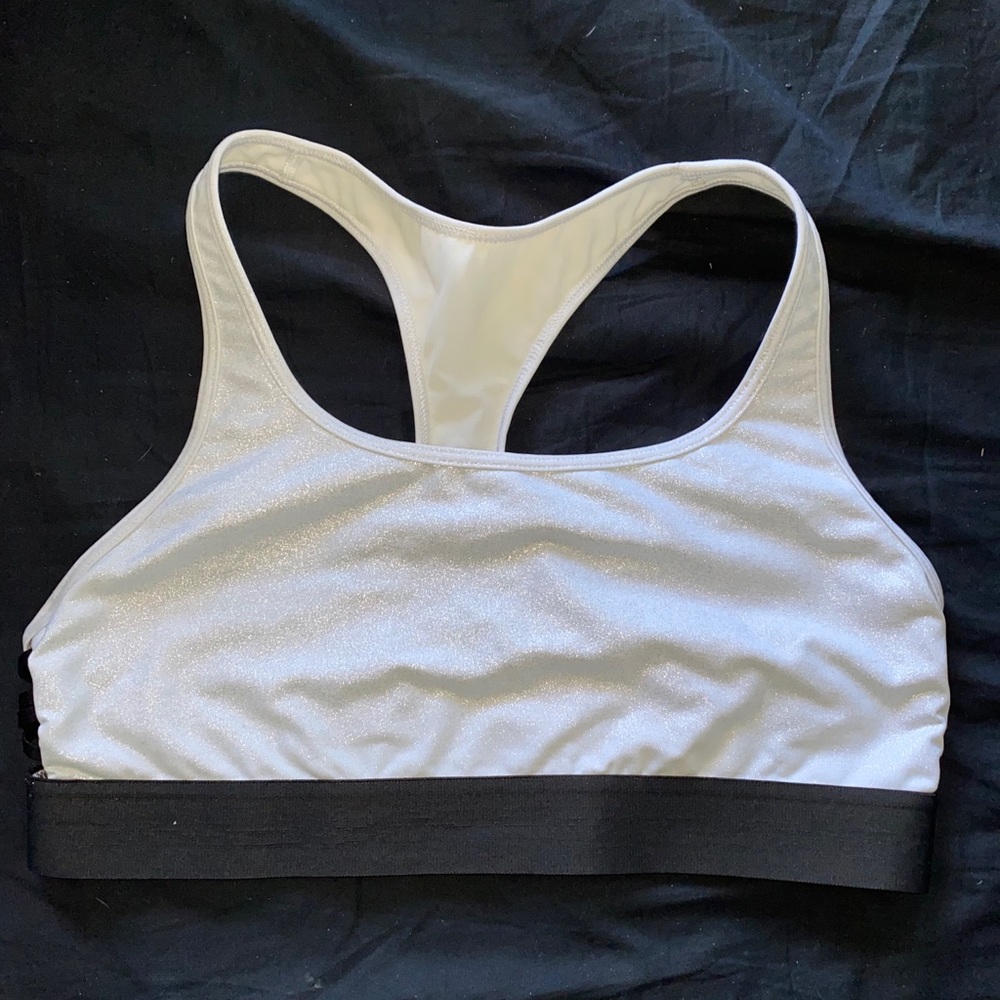Victoria’s Sport sparkly white sports bra